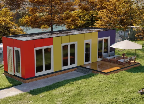 34m² Modüler Yaşam Alanı