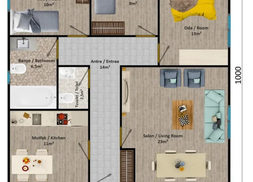 Kaçkar 100m²