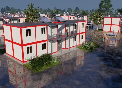 Birleşimli Konteyner Yaşam Alanı