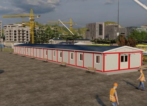 392m² İşçi Yatakhanesi