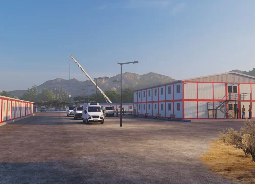 392m² İşçi Yatakhanesi