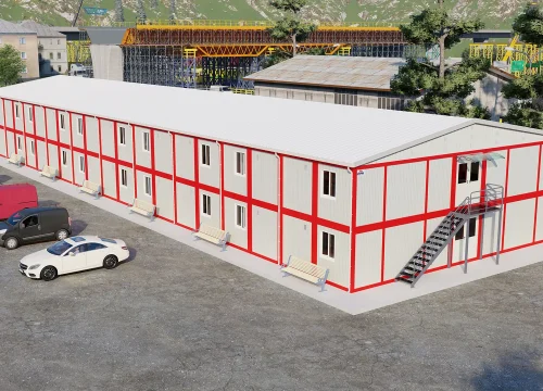 240m² Mühendis Yatakhanesi