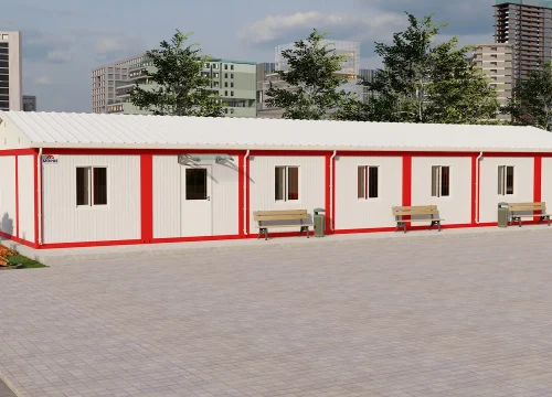 147m² Birleşimli Konteyner Sosyal Bina