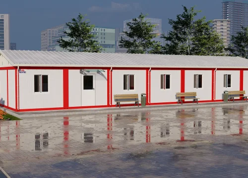 147m² Birleşimli Konteyner Sosyal Bina