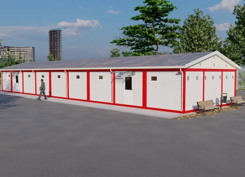 189m² Birleşimli Konteyner Soyunma Binası