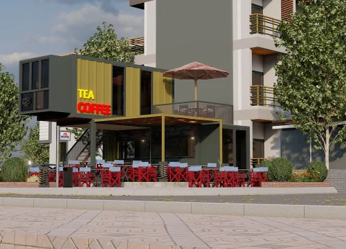 Modüler Birleşimli Konteyner Kafe