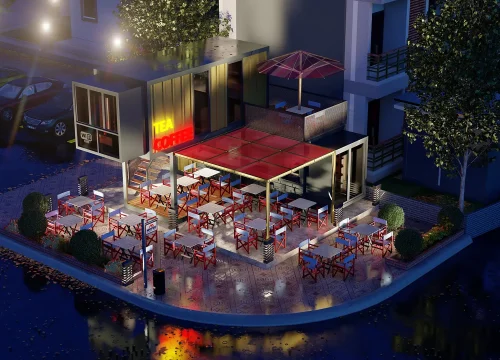 Modüler Birleşimli Konteyner Kafe
