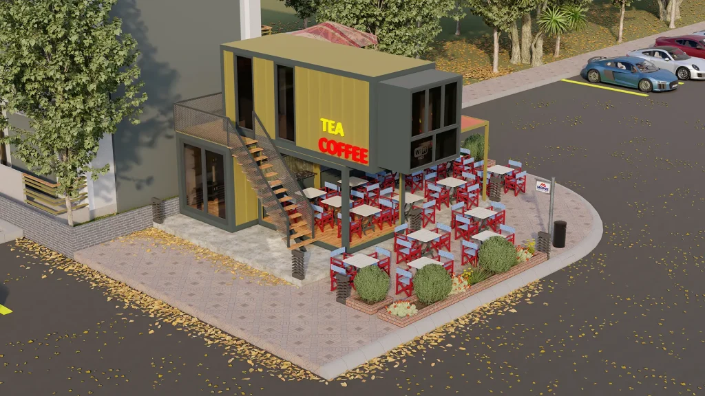 Modüler Birleşimli Konteyner Kafe