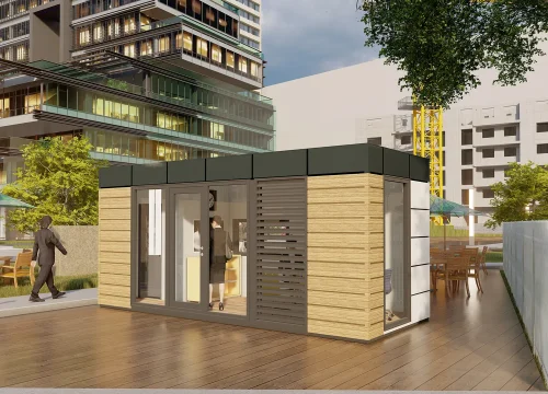 2,4x6 Wc'li Çok Amaçlı Ofis