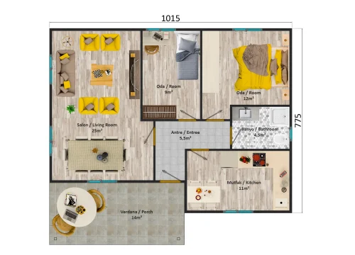 Pokut 84m²