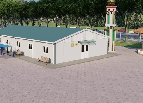 232m² Prefabrik Mescid Binası