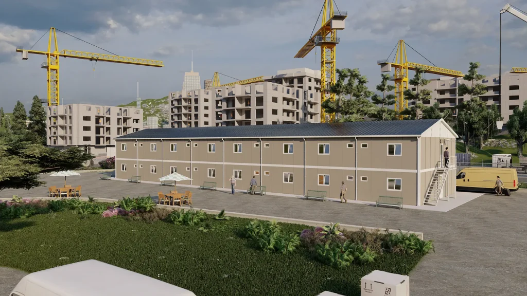 Prefabrik Mühendis Yatakhane Projeleri