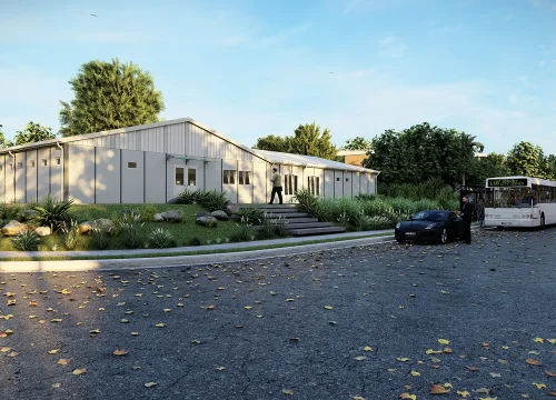 656m² Prefabrik Okul Binası