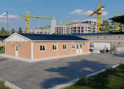 136m² Yemekhane Binası