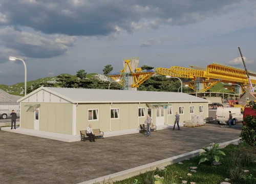 136m² Yemekhane Binası