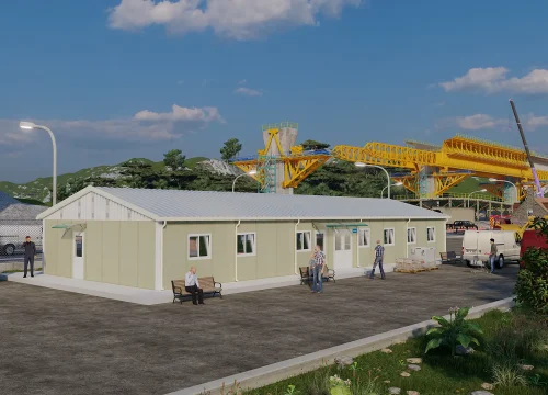 136m² Yemekhane Binası
