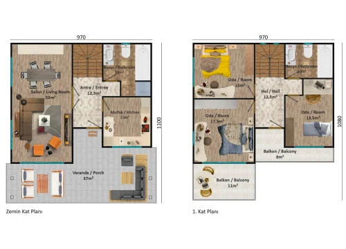 Sisdağı 200m²