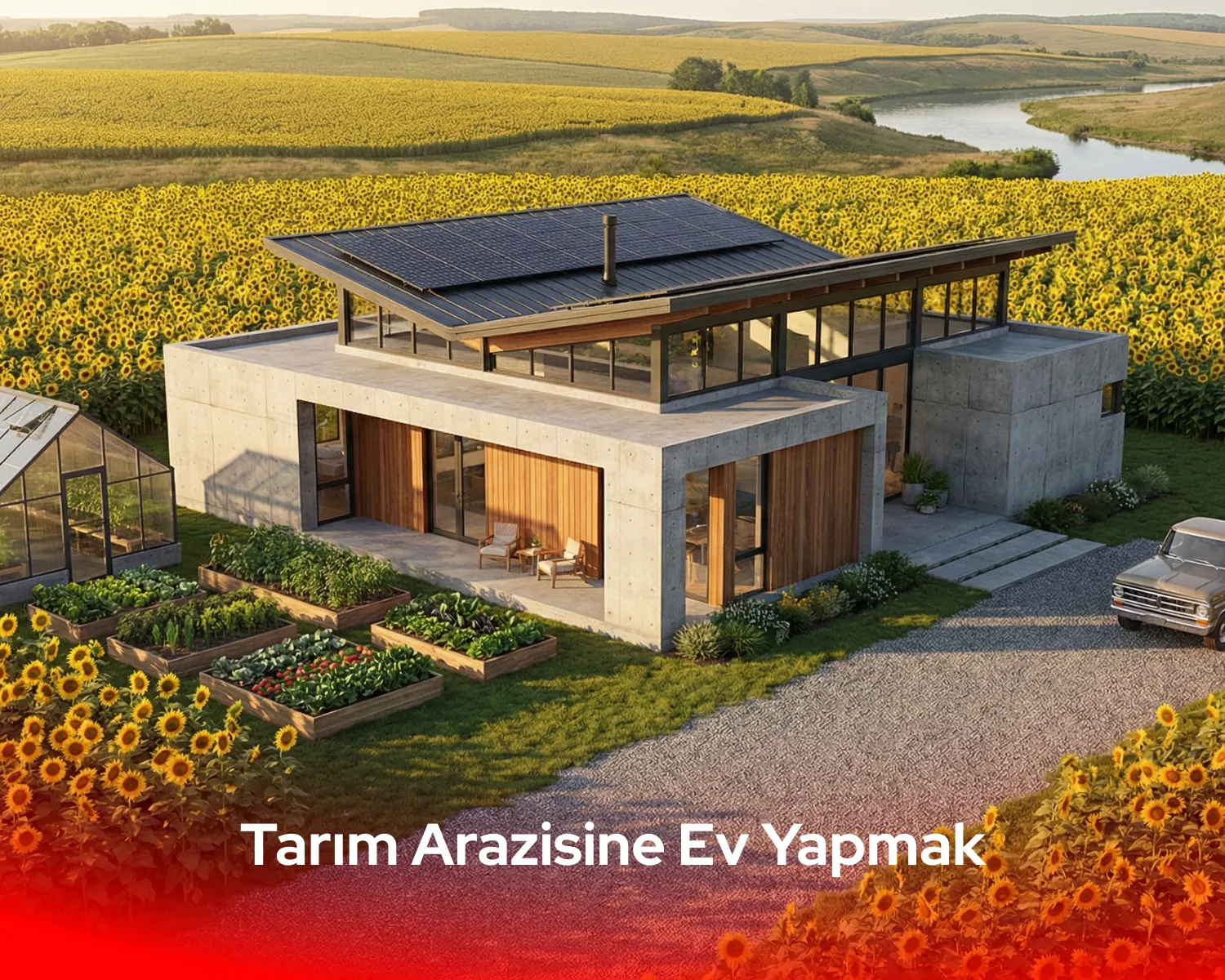 Tarım arazisine ev yapmak isteyenler için yasal mevzuata ve 2026 şartlarına uygun modüler prefabrik panel sistemlerinin şantiyedeki kurulum aşaması.