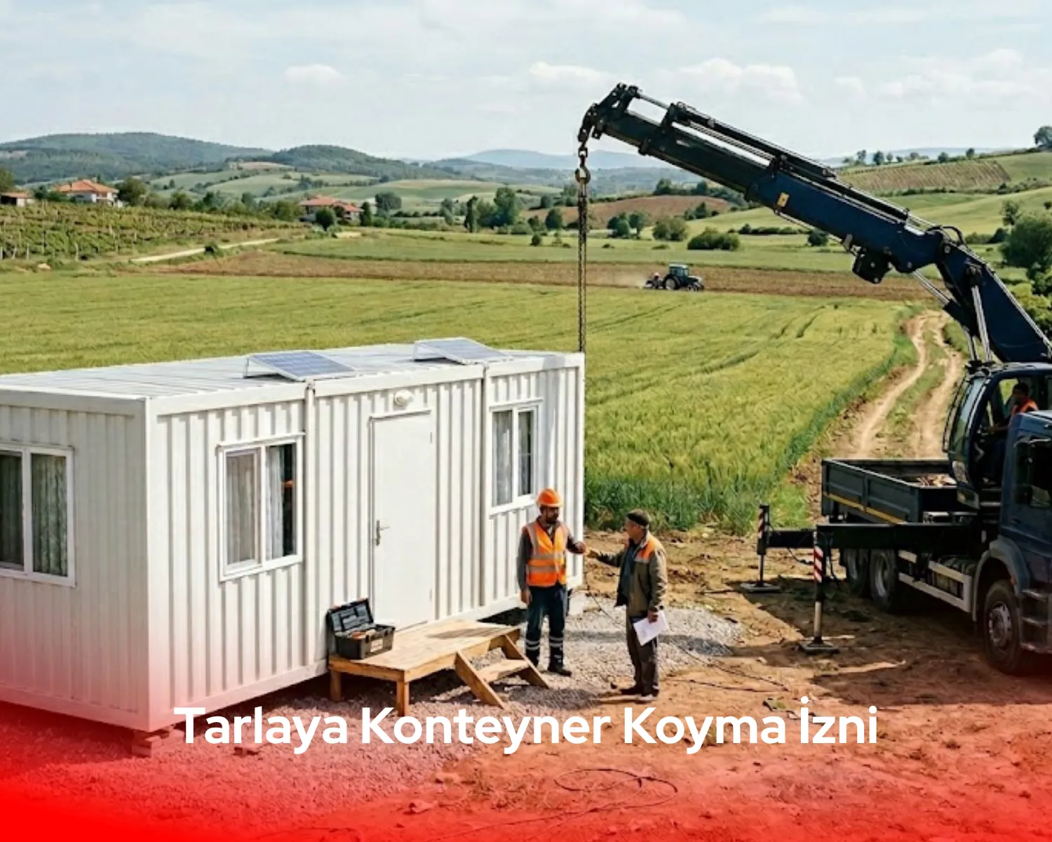 Yasal izinleri alınmış, kadastral yola cepheli tarla üzerinde yer alan modern modüler yaşam alanı; 2026 projelerimiz için sitemizi ziyaret edin.