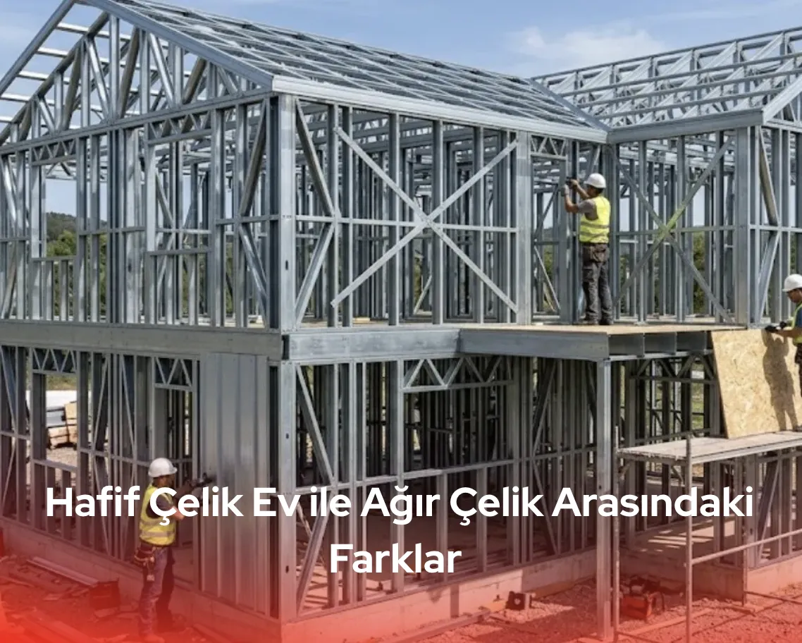 Hafif Çelik Ev ile Ağır Çelik Arasındaki Farklar Nedir? Hepsi Mopre rehberinde!