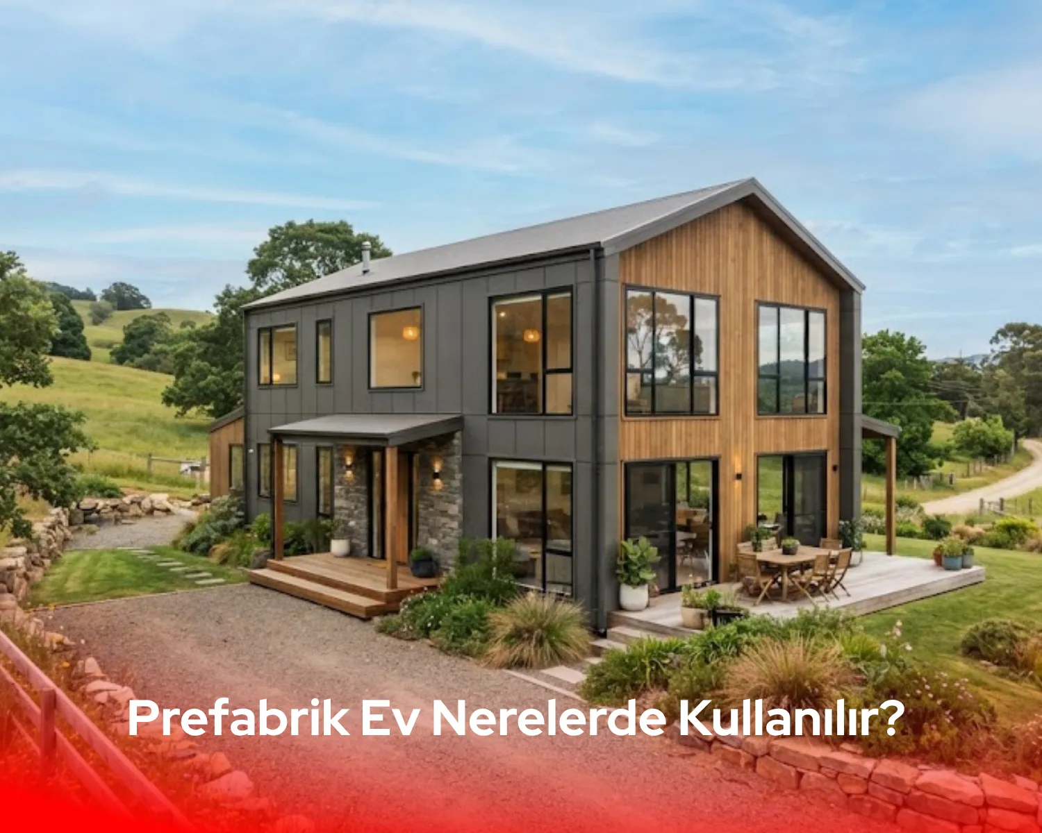 Prefabrik ev nerelerde kullanılır sorusuna cevap veren modern Mopre prefabrik yaşam alanı çözümleri