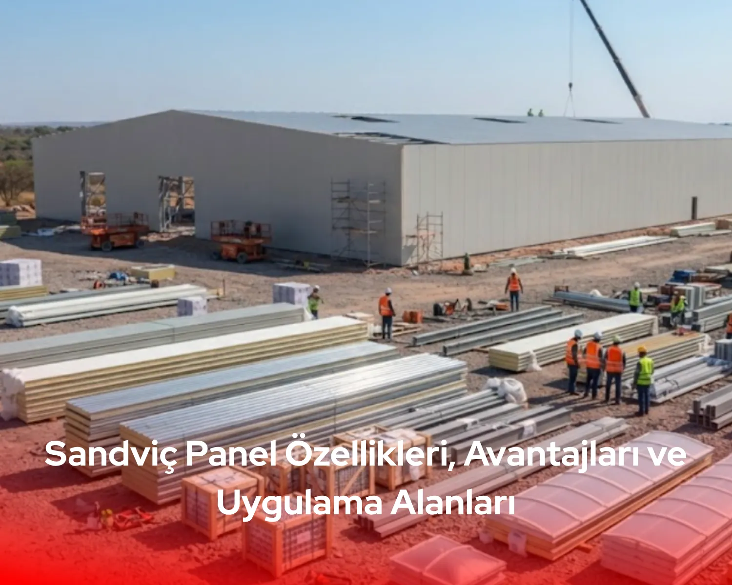 Sandviç panel çözümleri ile Mopre yüksek yalıtımlı, dayanıklı ve hızlı uygulanabilen yapı sistemleri sunar.