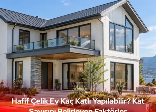 Hafif Çelik Ev Kaç Katlı Yapılabilir? Kat Sayısını Belirleyen Faktörler